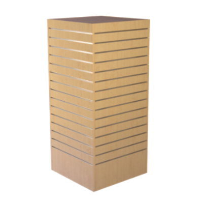 Load image into Gallery viewer, Self-assembly Slatted Display Tower