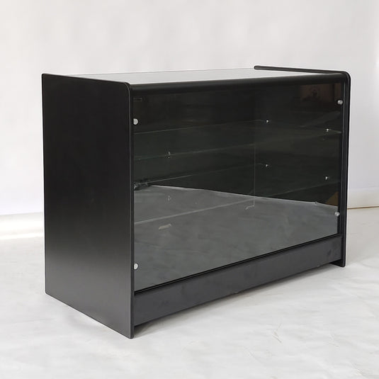 Self-assembly Black Showcase Counter