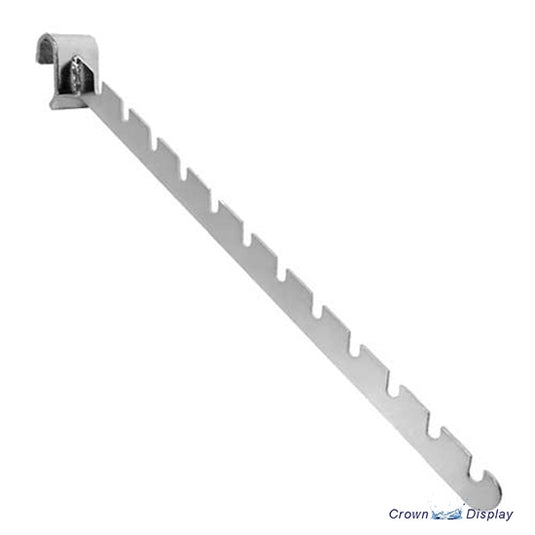 A 300mm 12 notch arm for an oval bar in chrome