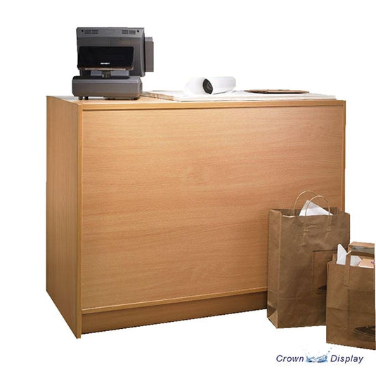 premier standard shop counter available in a range of widths, depths and finishes