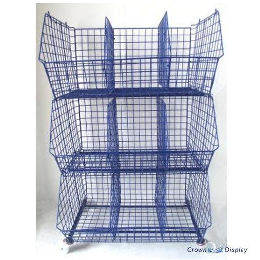 Mobile Basket Unit with 3 baskets