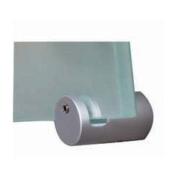 Load image into Gallery viewer, Aluminium side clamp fixing 25mm x 37mm Satin (7232113)