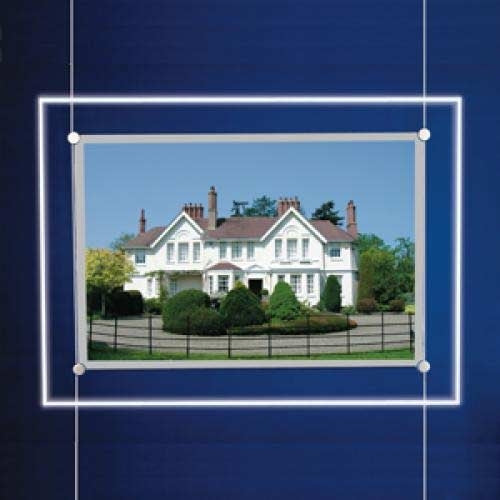 Load image into Gallery viewer, Landscape LED Light Window Pocket Display Kit Single A4 (6200515)