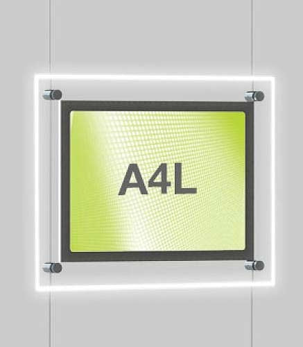 Landscape LED Light Window Pocket Display Kit Single A4 (6200515)