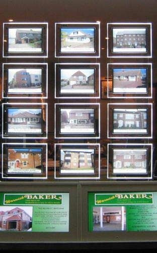 Load image into Gallery viewer, Landscape LED Light Window Pocket Display Kit Quad A4 (6200815)