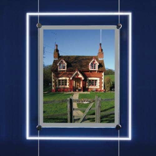 Load image into Gallery viewer, Portrait LED Light Window Pocket Display Kit Single A3 (6201015)