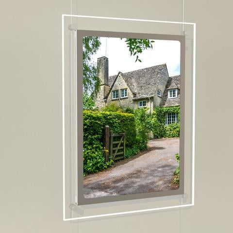 Load image into Gallery viewer, Portrait LED Light Window Pocket Display Kit Single A3 (6201015)