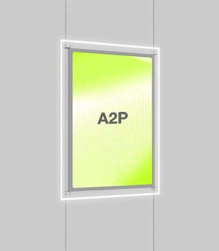 Load image into Gallery viewer, Portrait LED Light Window Pocket Display Kit Single A2 (6202015)