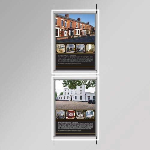Load image into Gallery viewer, Portrait LED Light Window Pocket Display Kit Double A1 (6203115)