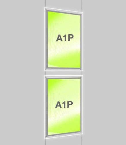 Load image into Gallery viewer, Portrait LED Light Window Pocket Display Kit Double A1 (6203115)