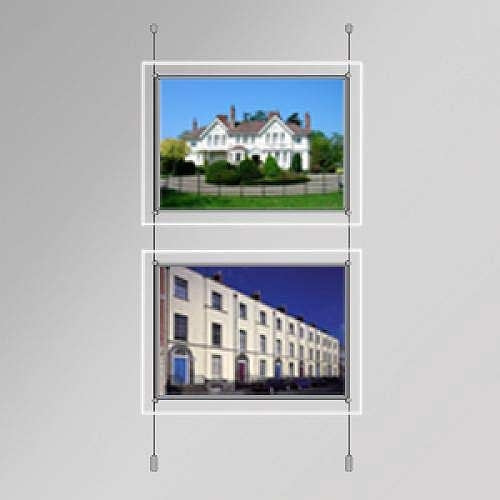 Landscape LED Light Window Pocket Display Kit Double A2 (6202615)
