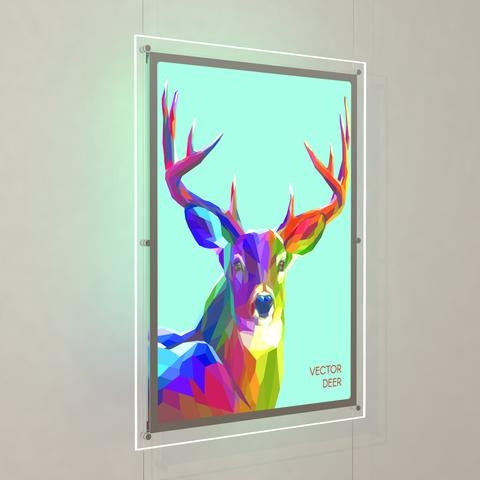 Load image into Gallery viewer, Portrait LED Light Window Pocket Display Kit Single A1 (6203015)