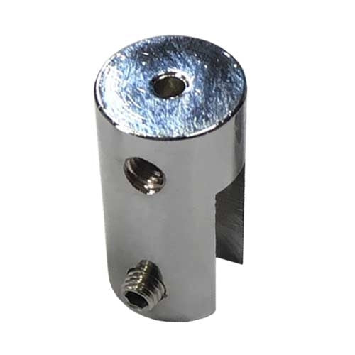 Load image into Gallery viewer, chrome wire sign hanging clip for panels up to 6mm thick