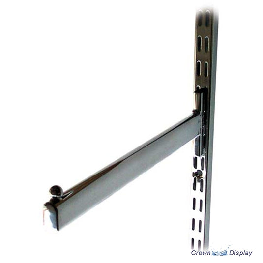 300mm slot fixing forward display arm for twin slot or similar system retail display systems