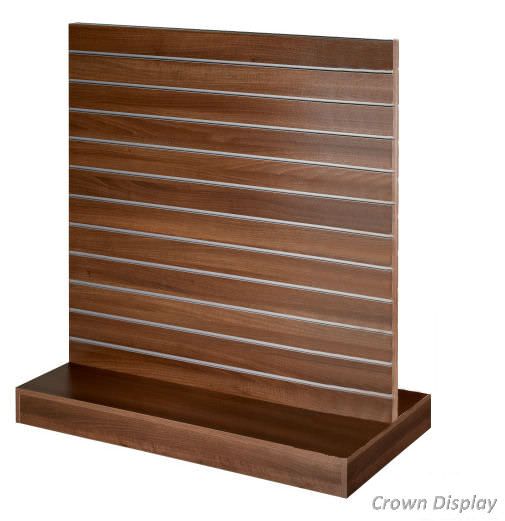 Crown Display slimline slatted gondola retail sales display unit