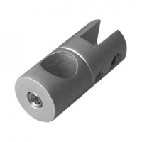 6mm aluminium rotating rod clip for use wit rod display systems