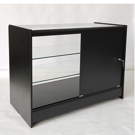 Load image into Gallery viewer, Self-assembly Black Showcase Counter
