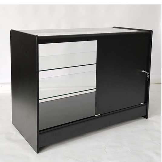 Self-assembly Black Showcase Counter