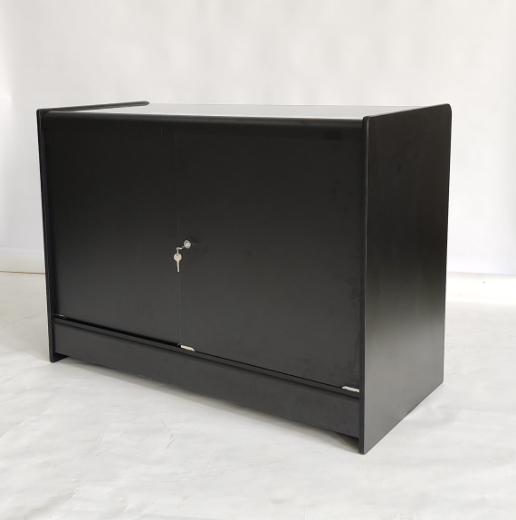Load image into Gallery viewer, Self-assembly Black Showcase Counter
