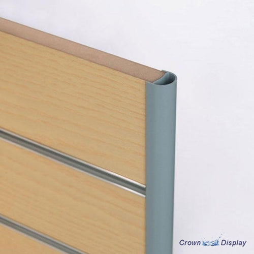 slatwall D edging strips, available in various colours