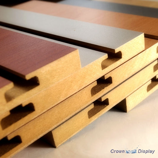 Crown Display 8' x 4' slatwall panels