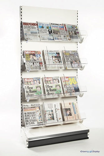 a 1000mm premier acrylic newspaper retail display unit