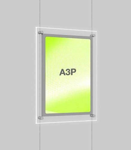 Portrait LED Light Window Pocket Display Kit Single A3 (6201015 ...