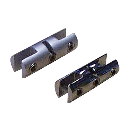 Vertical Double Mini Clip 3mm in Satin (7231613)