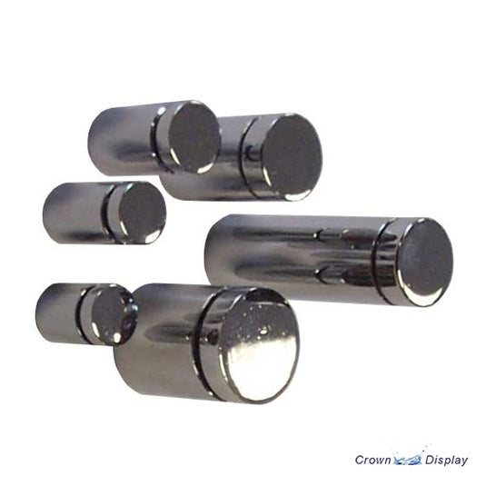 Aluminium Standoff 15mm x 20mm  - Polished Chrome (7232809)