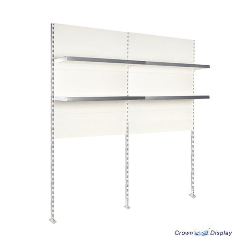 2m wide shelving to fit over commercial freezers to make the most of wasted space