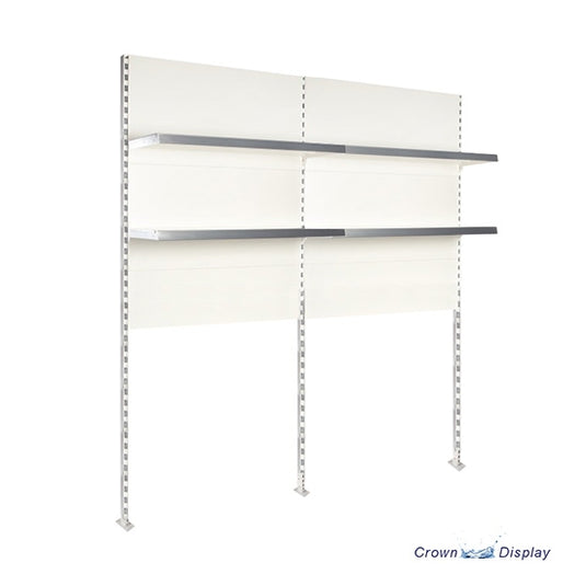2m wide shelving to fit over commercial freezers to make the most of wasted space