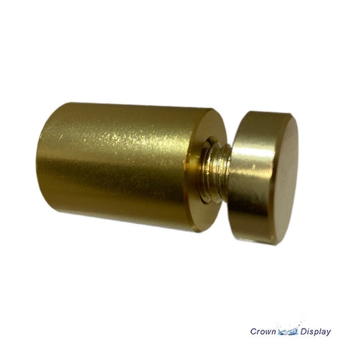 Aluminium Flat Head Standoff GOLD 19mm x 25mm (7232314)