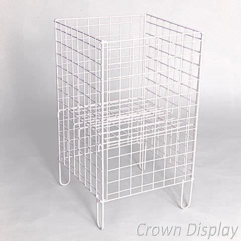 white square dump bin for retail display
