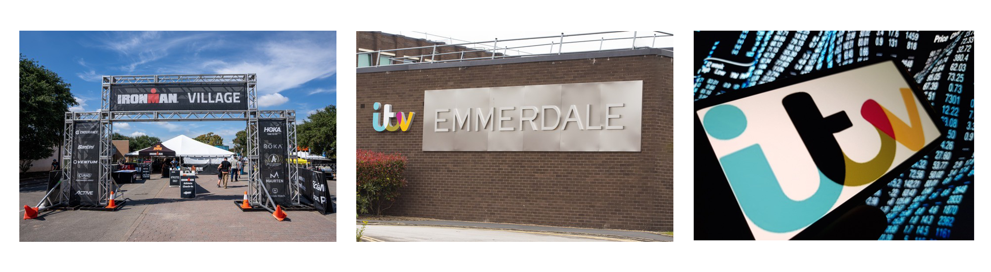 Shop hire projects we have done including Ironman, ITV and Emmerdale