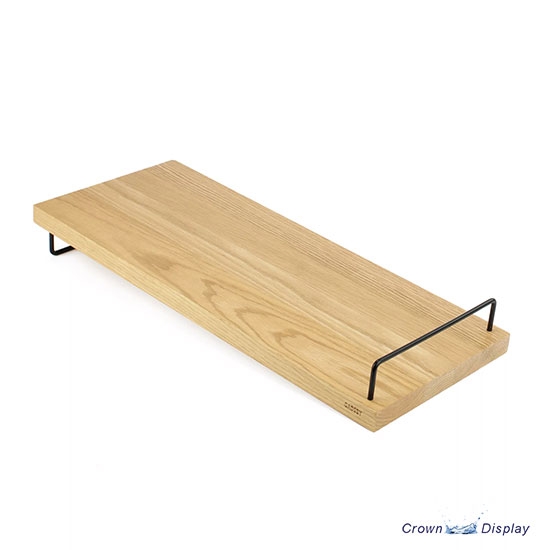 Long Sloping Display Riser Oak